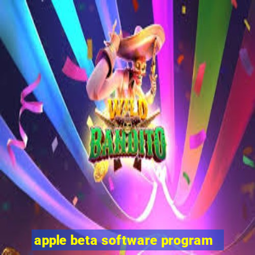 apple beta software program